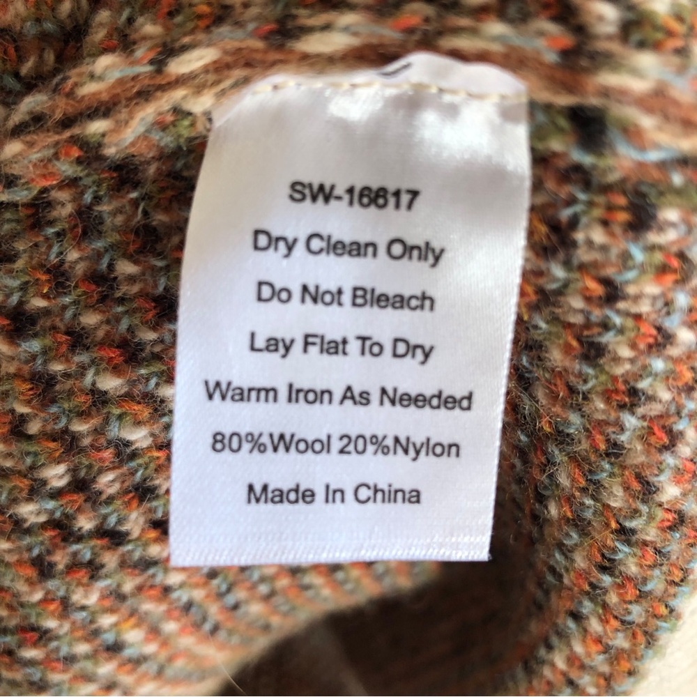 KIEL JAMES PATRICK NWT Cozy Cabin Into the Woods Sweater Unisex XS Fox Deer - Picture 11 of 12